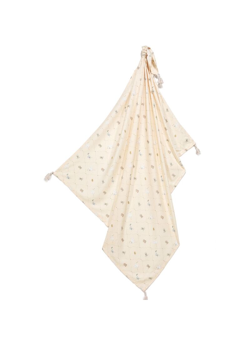 MUSLIN BLANKET BEBE MIGNON VANILLA