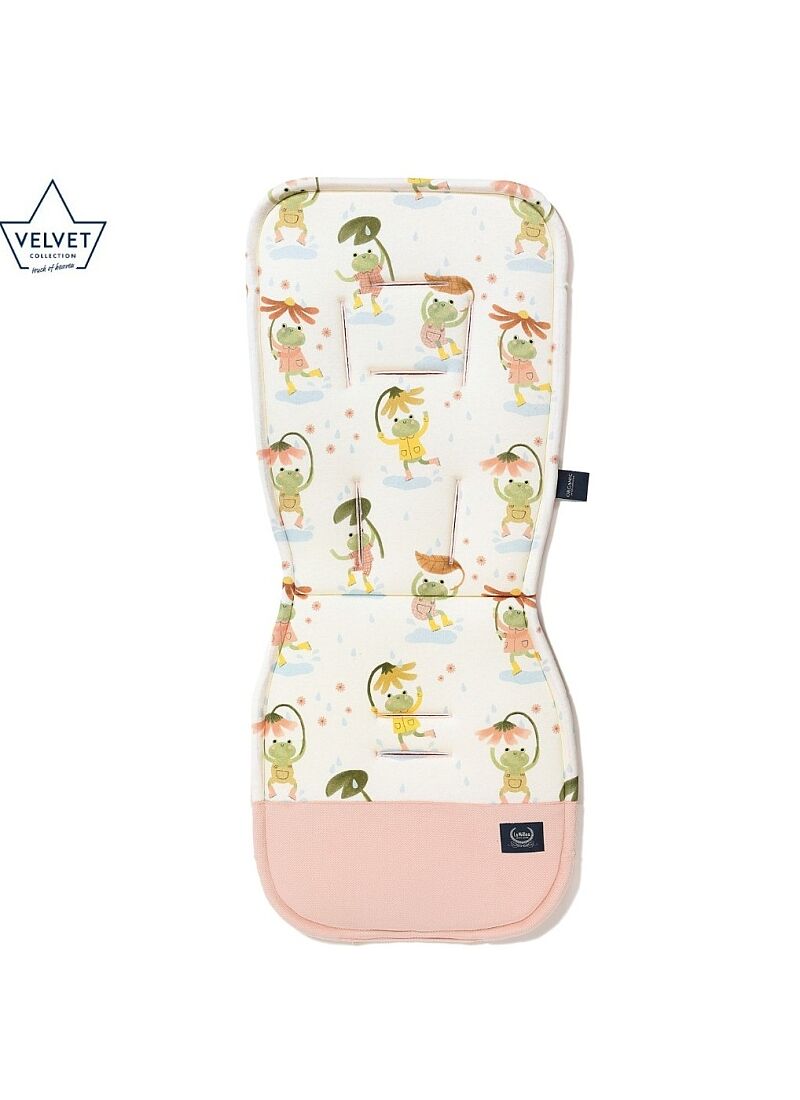STROLLER PAD VELVET FROGS CLASSIC