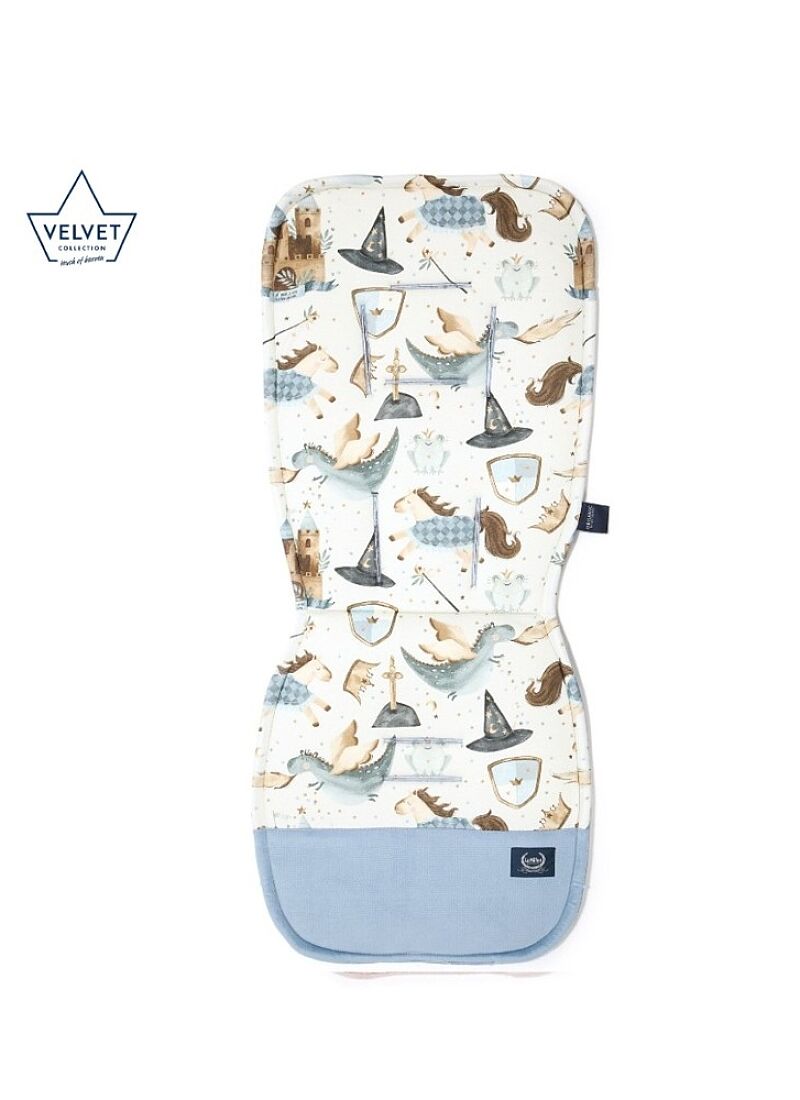 STROLLER PAD PRINCE VELVET WIND BLUE CLASSIC