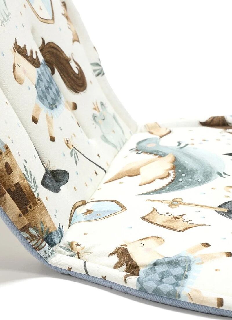 STROLLER PAD PRINCE VELVET WIND BLUE CLASSIC