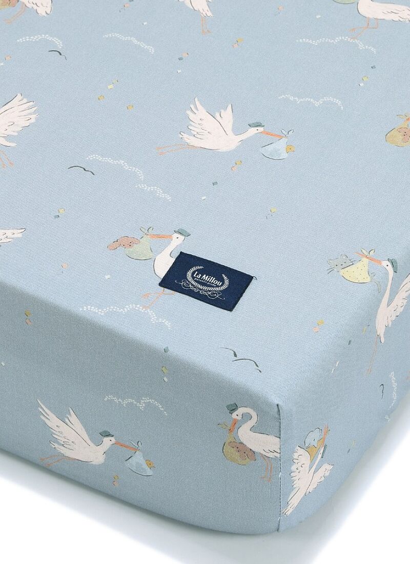 FLAT SINGLE SHEET BEBE MIGNON BLUE