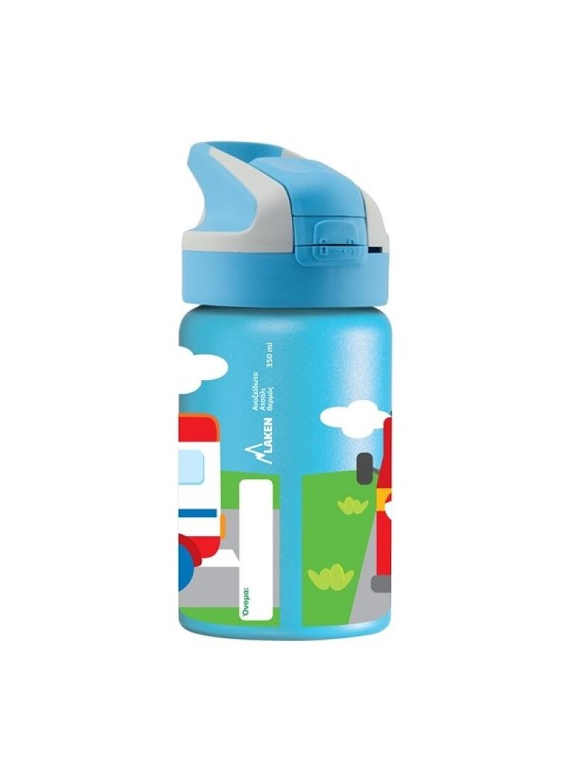 BOTTLE THERMOS CARS BLUE