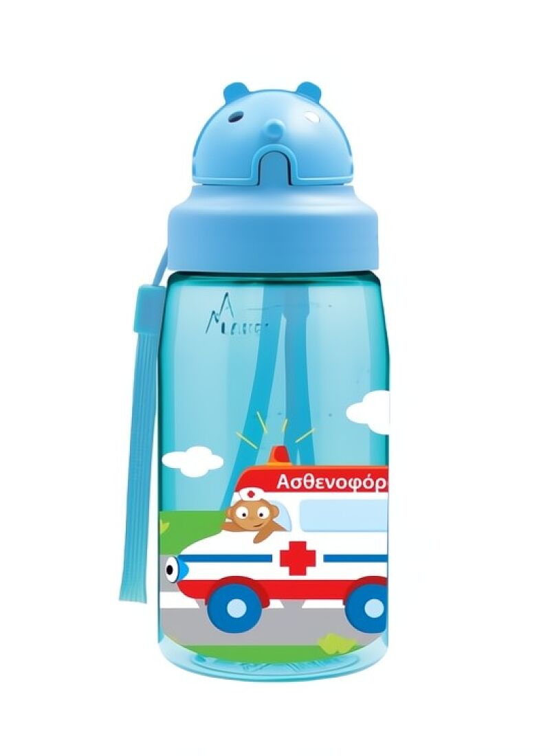 BOTTLE TRITAN OBY CARS BLUE