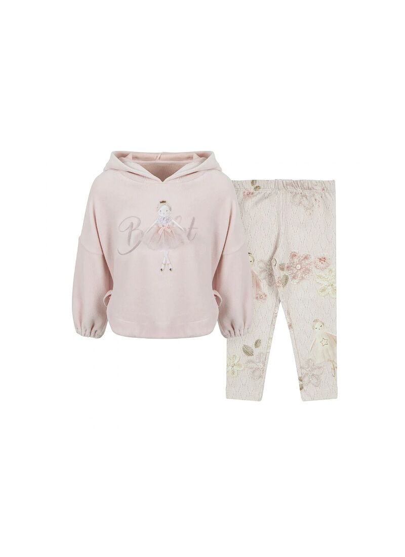 BLOUSE & LEGGINGS SET PINK