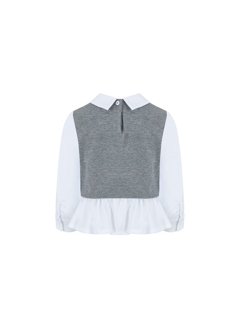 JUMPER FLOWERS GREY