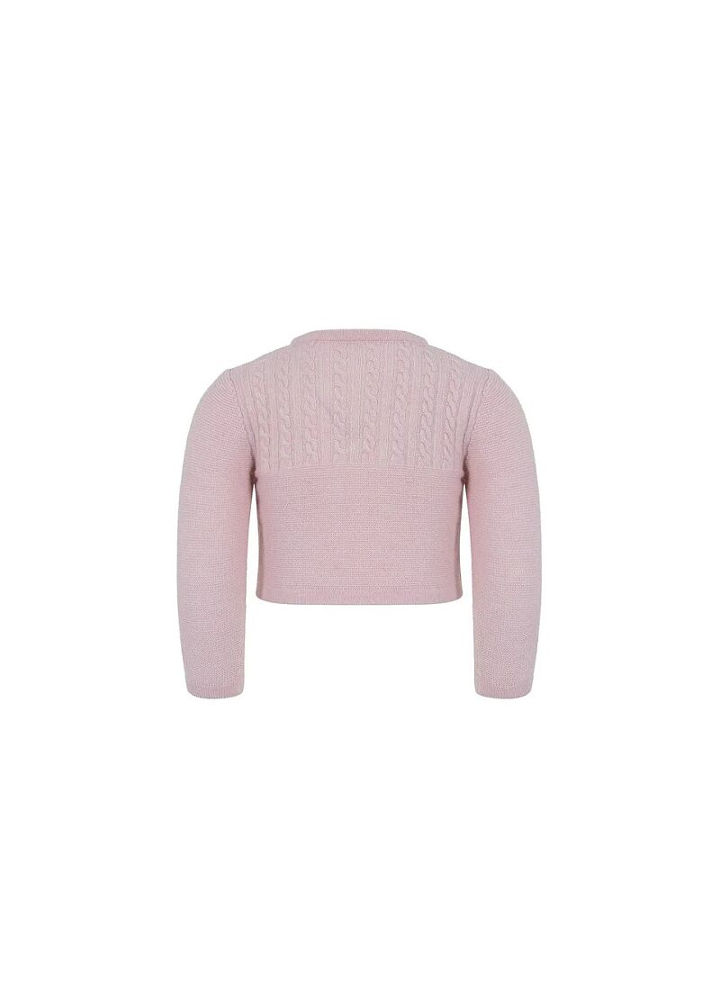 KNITTED CARDIGAN PINK