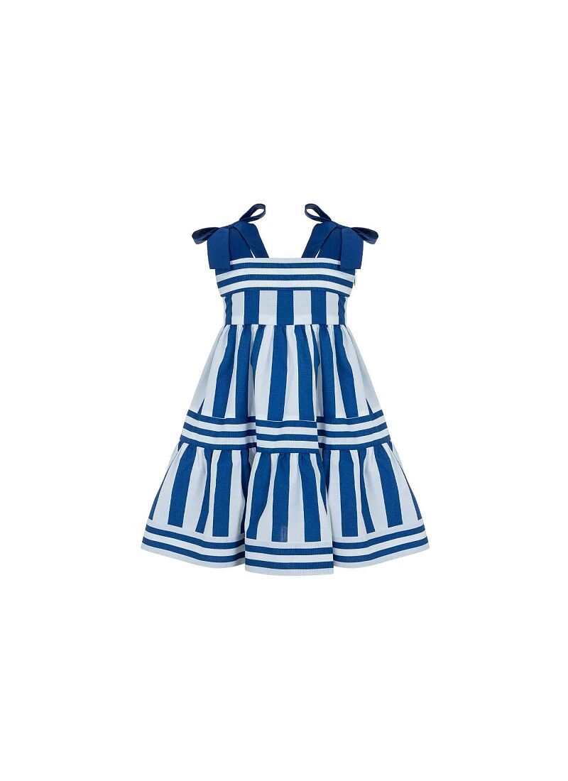 DRESS BLUE-WHITE