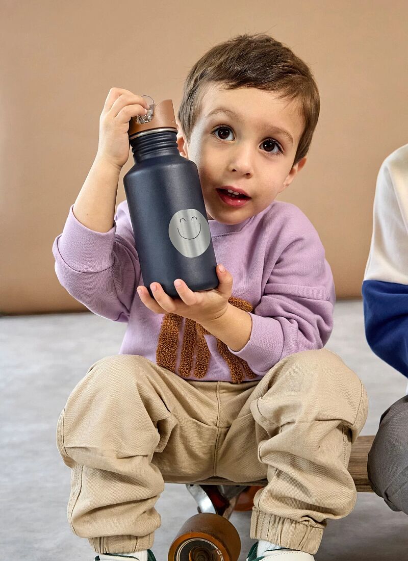 BOTTLE (500ml) LITTLE GANG SMILE NAVY