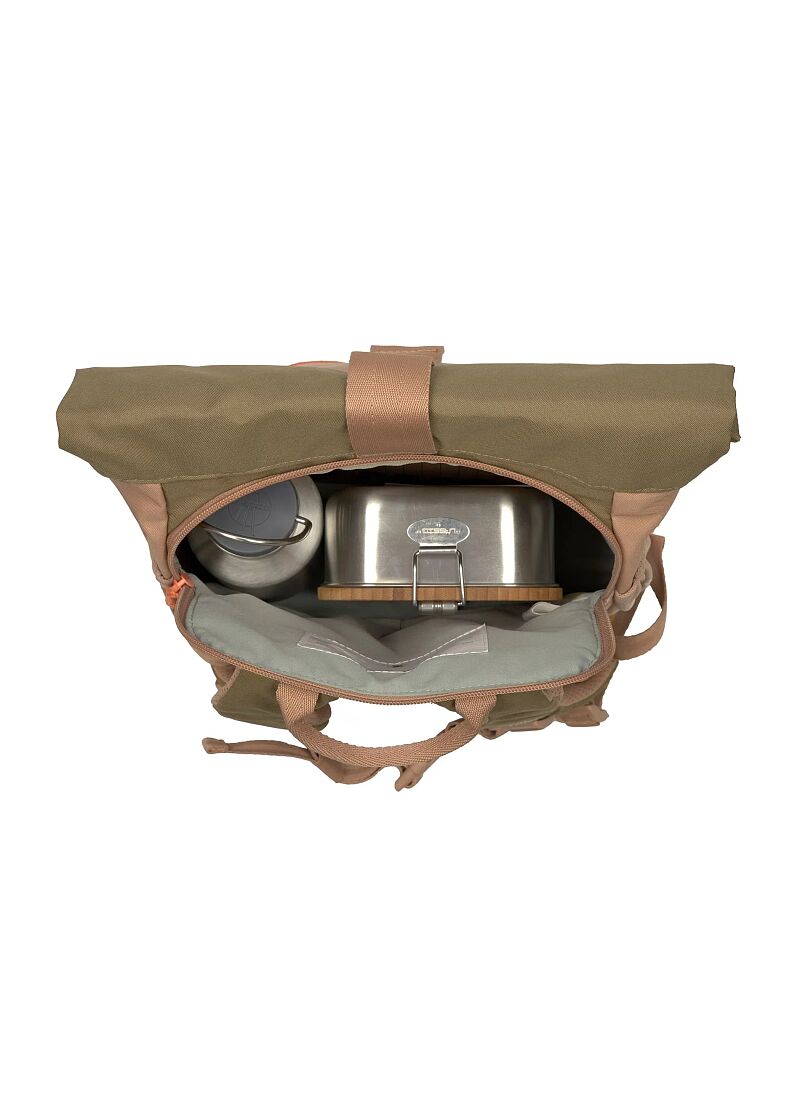 BACKPACK MINI ROLLTOP BROWN