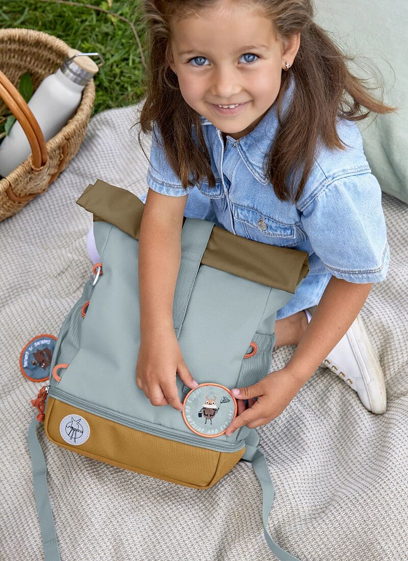 BACKPACK MINI ROLLTOP LIGHT BLUE