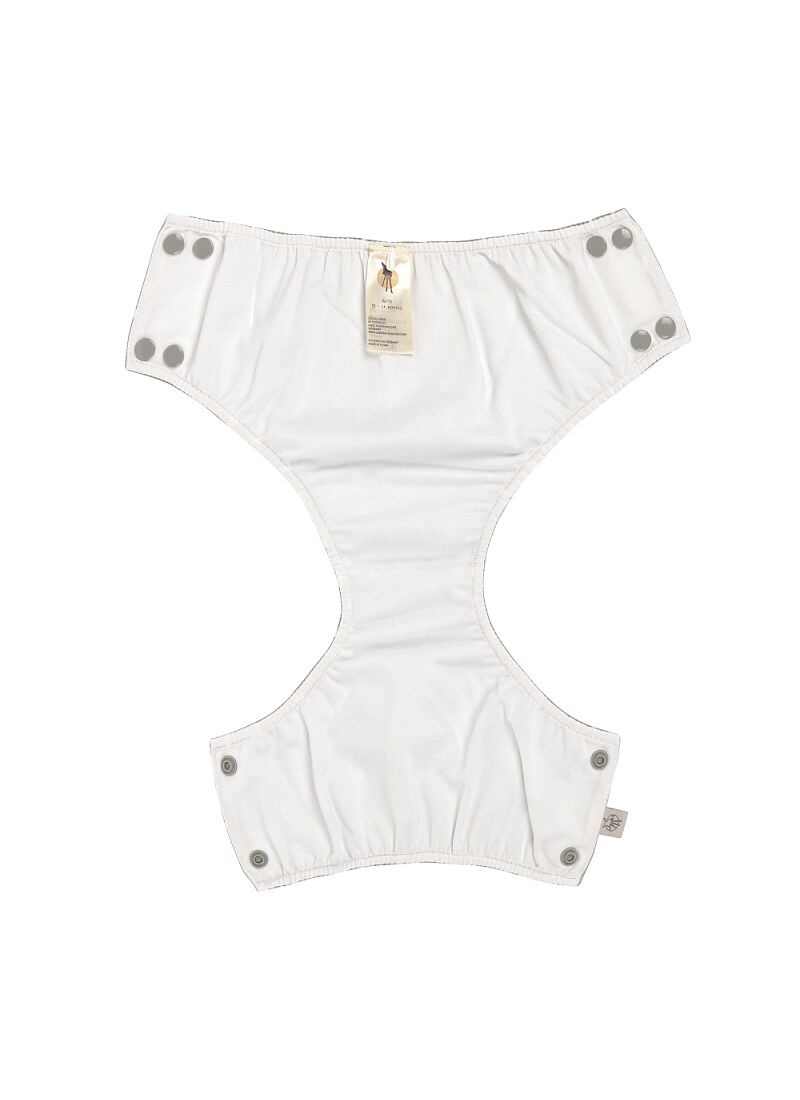 SWIM PANT SNAP STROKES GREY