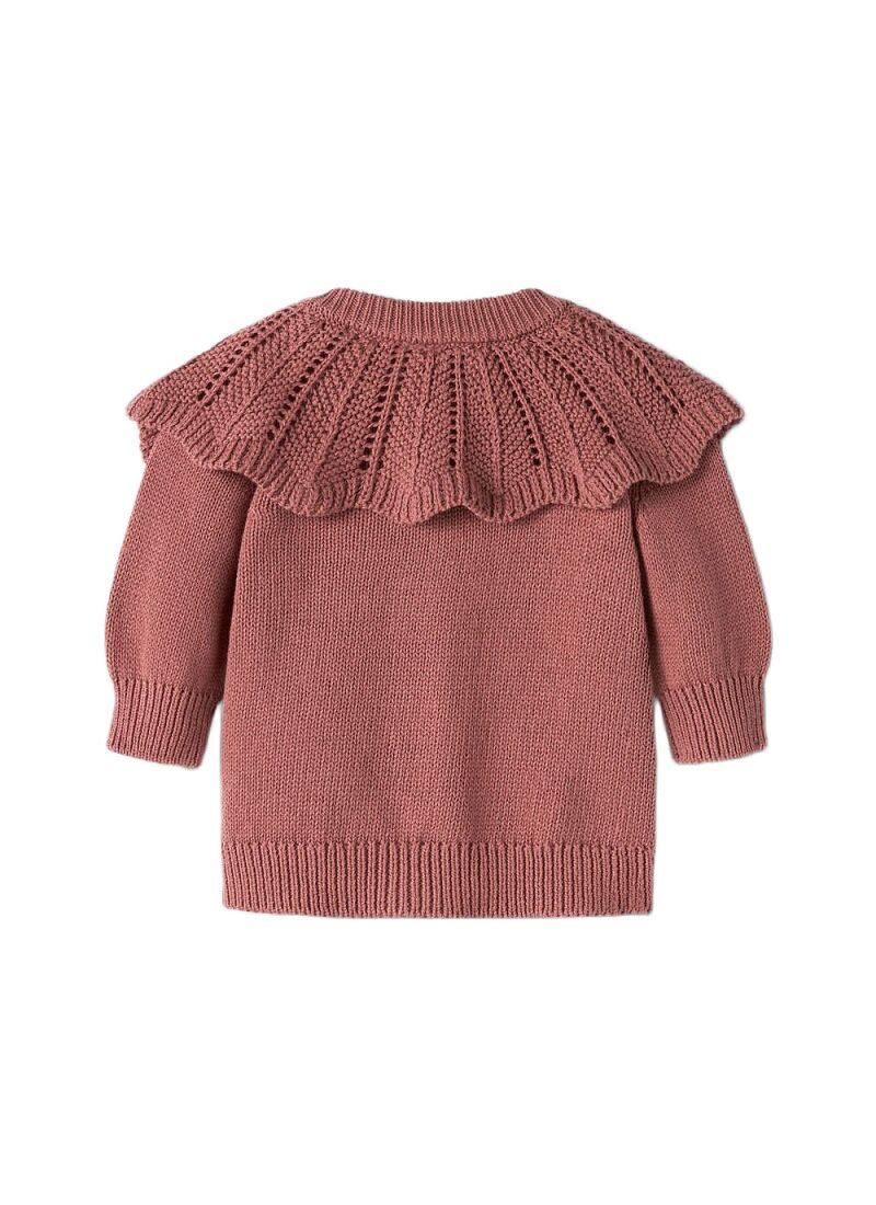 KNITTED  JACKET WITHERED ROSE