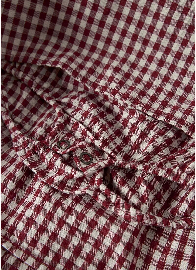 ORGANIC COTTON DRESS BIKING RED