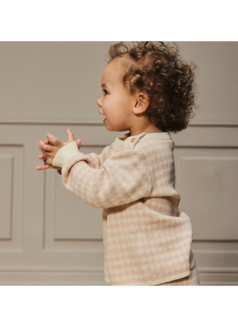 KNITTED PANTS CAMEO ROSE