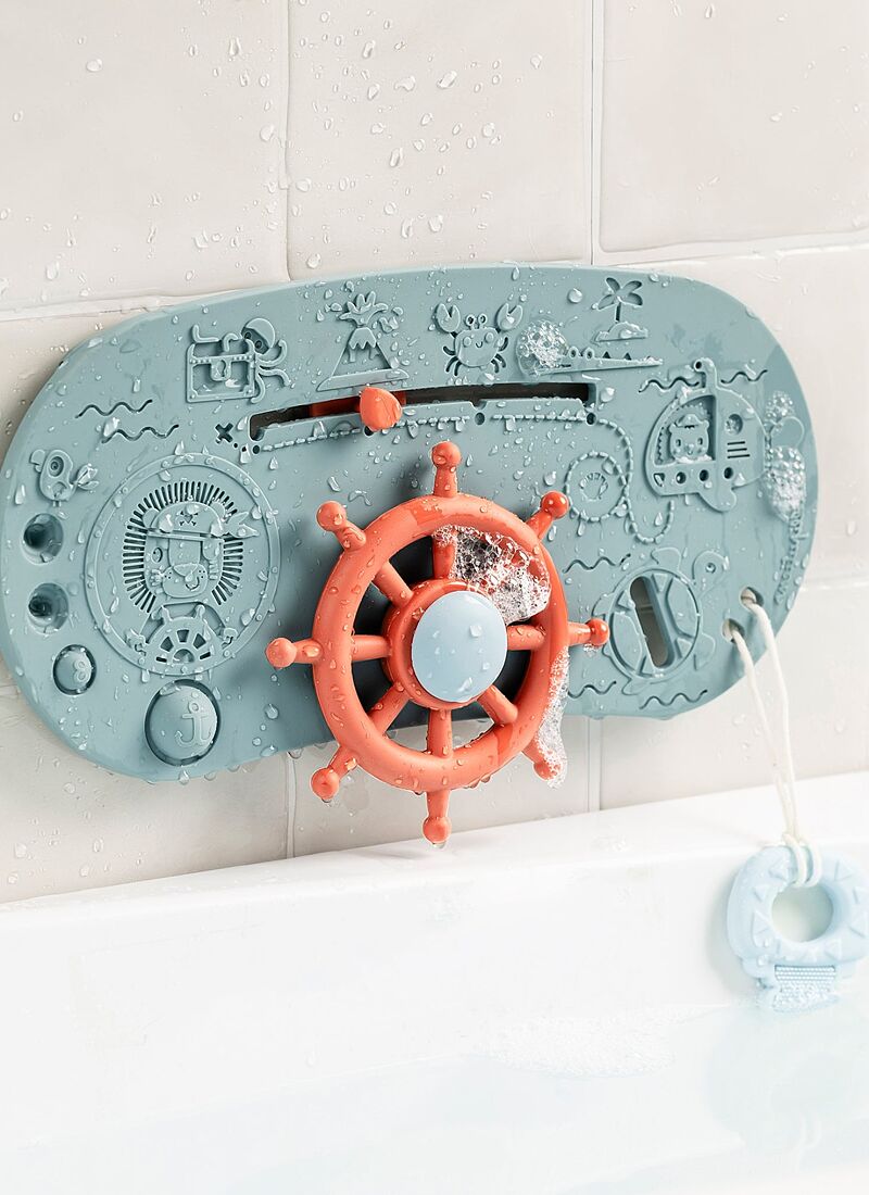 PIRATE SHIP STEERING WHEEL BATH TOY
