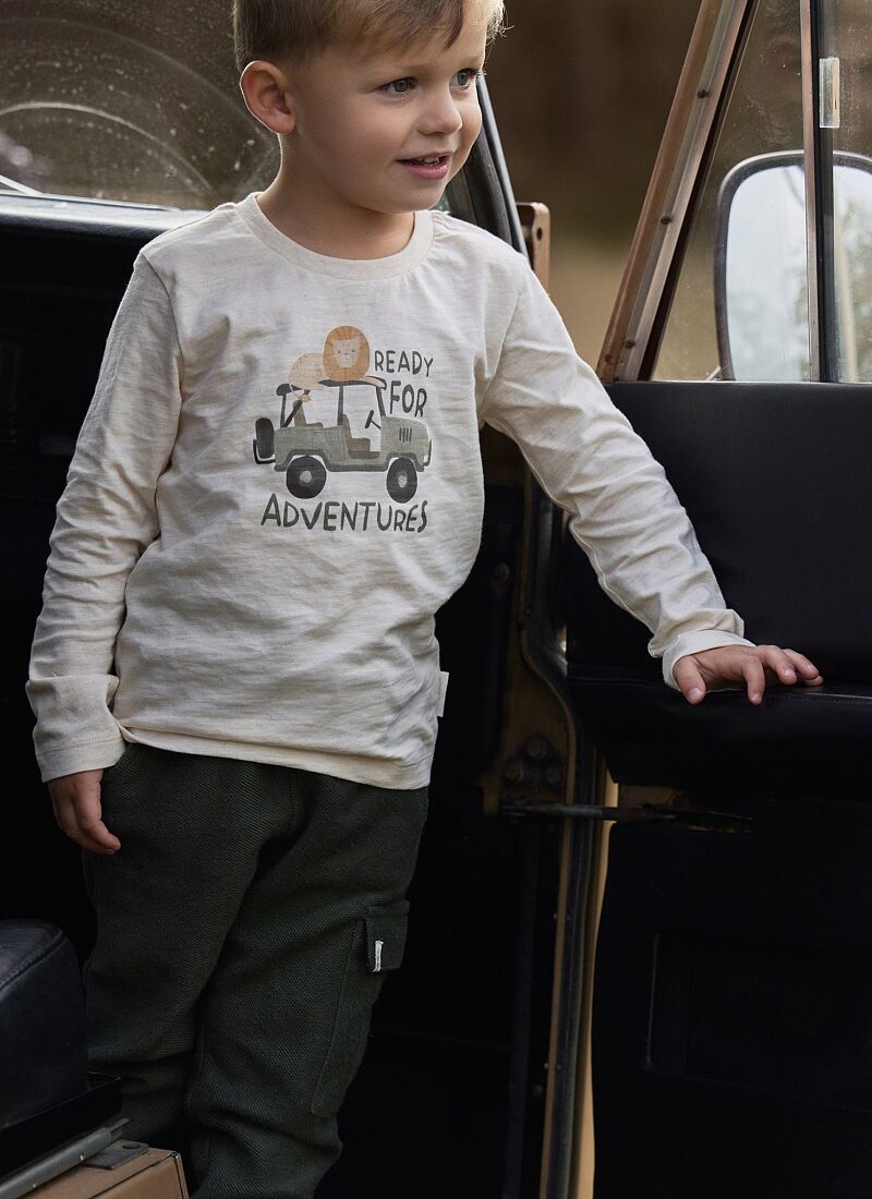 ORGANIC COTTON PANTS DEEP OLIVE