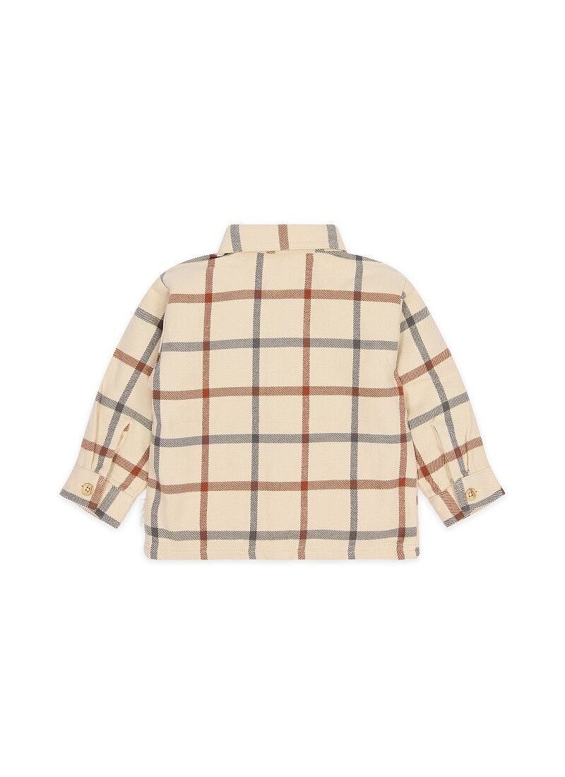 ORGANIC COTTON SHIRT SAFARI CHECK