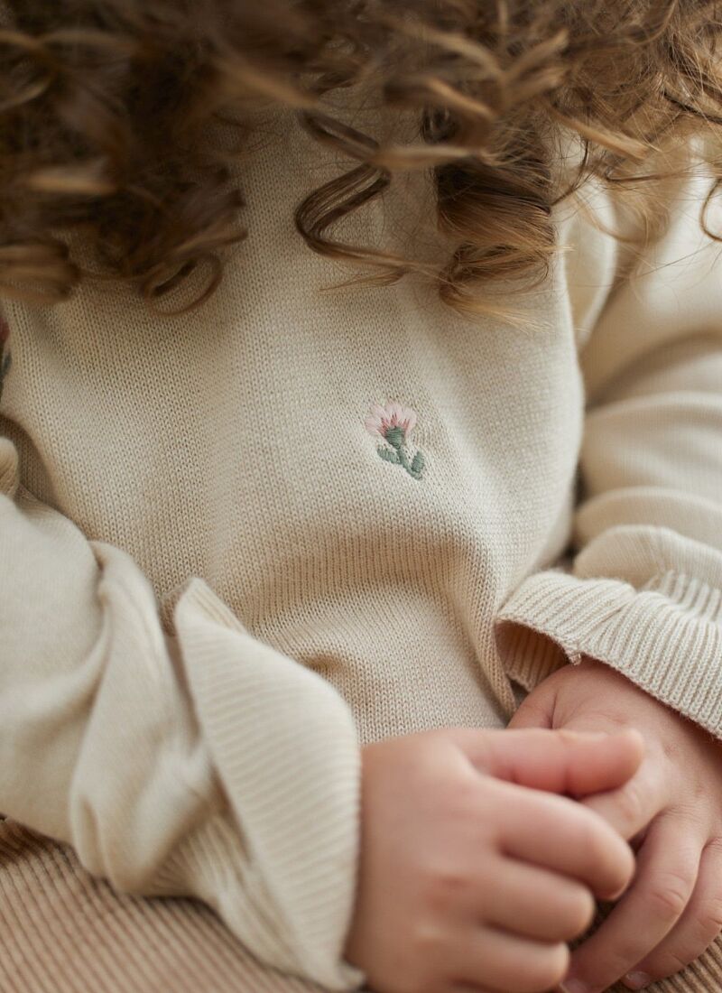 ORGANIC COTTON SWEATER VANILLA