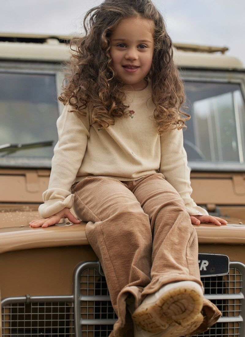 ORGANIC COTTON SWEATER VANILLA