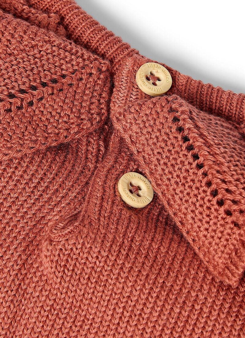 ORGANIC COTTON SWEATER DEEP BERRY