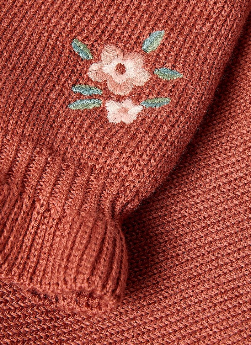 ORGANIC COTTON SWEATER DEEP BERRY