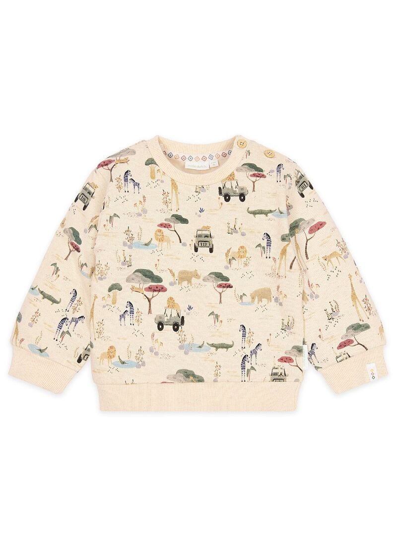 ORGANIC COTTON SWEATSHIRT SAFARI ADVENTURE