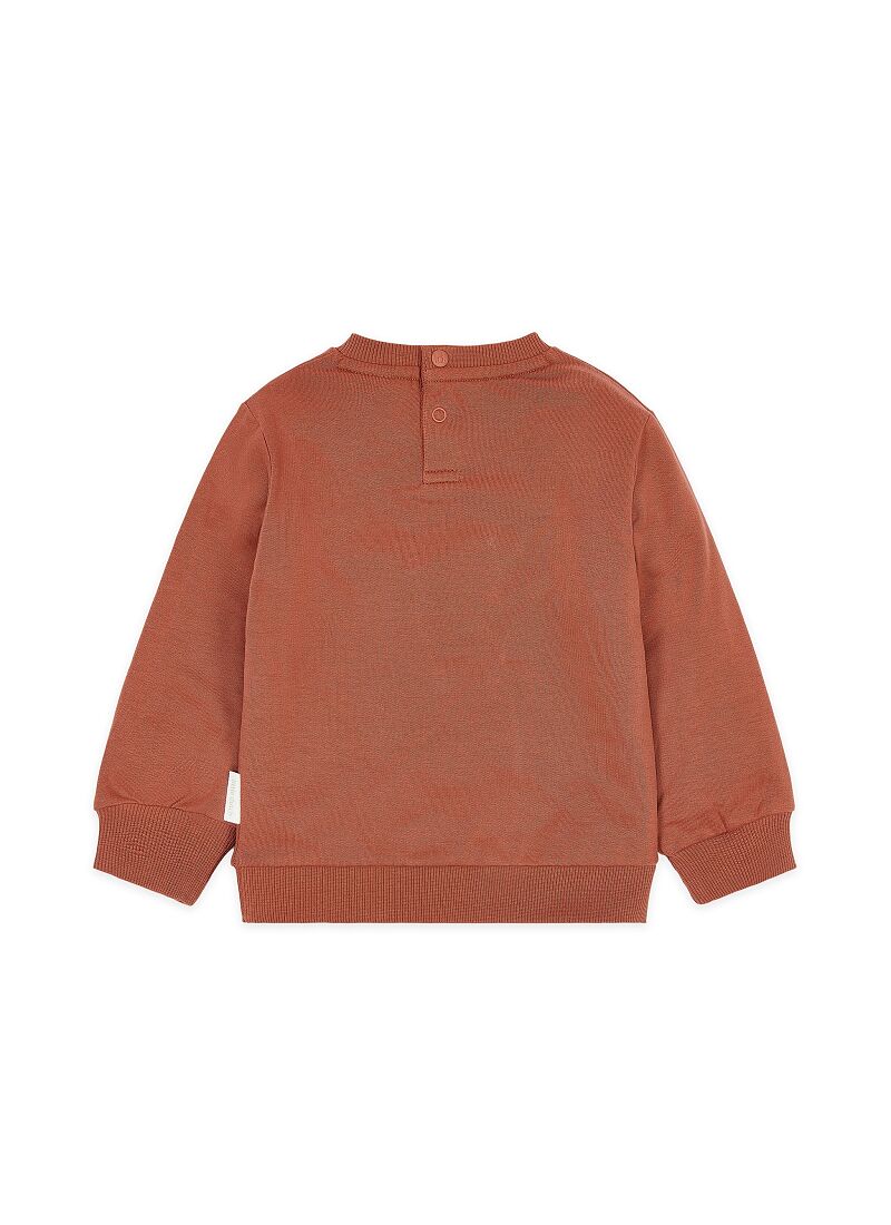 ORGANIC COTTON SWEATSHIRT DESERT RED