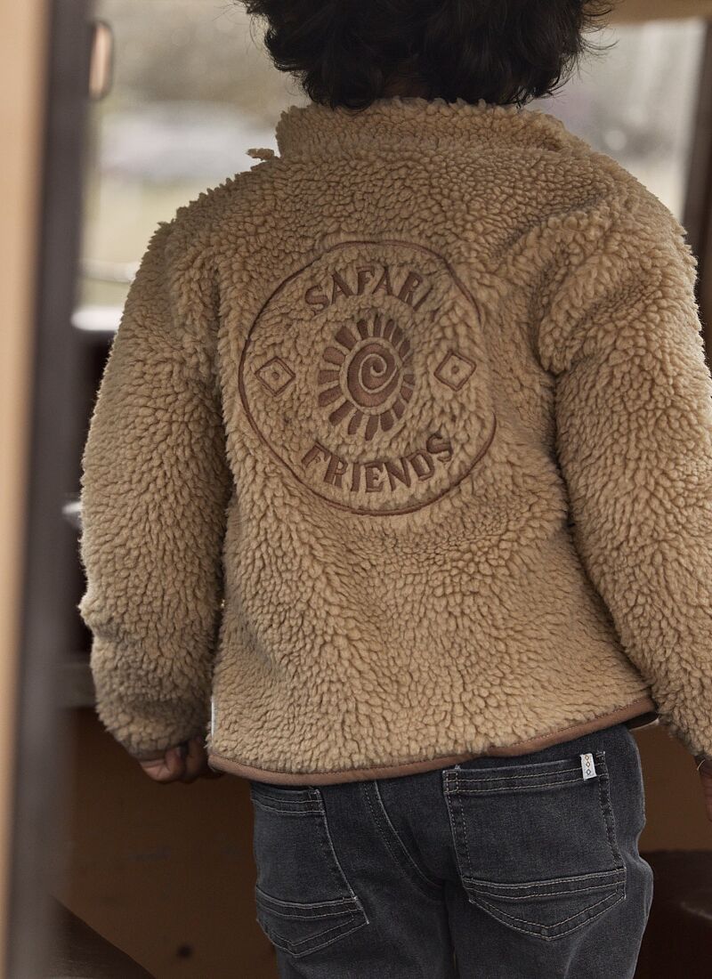 CARDIGAN TEDDY WARM TAUPE