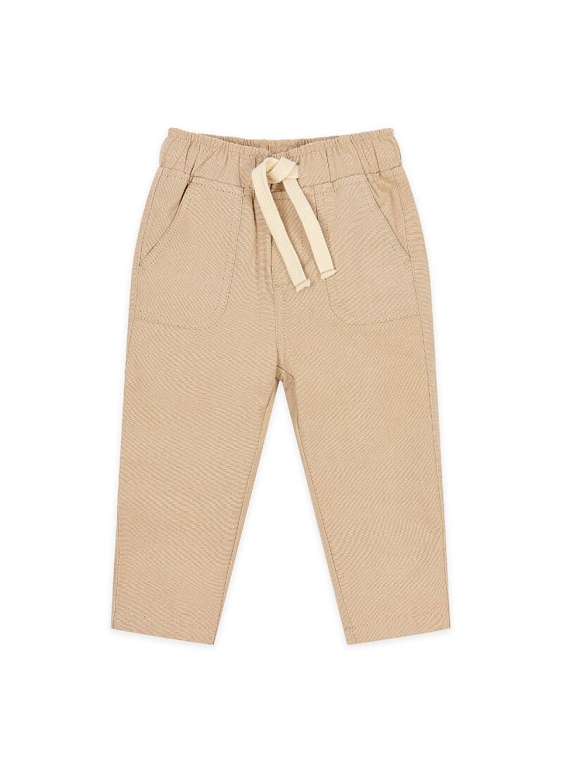 ORGANIC COTTON PANTS WARM TAUPE