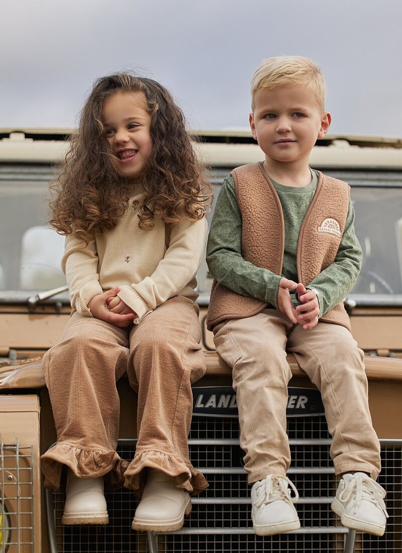 ORGANIC COTTON PANTS WARM TAUPE