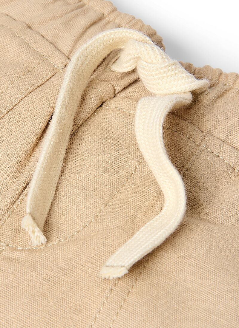 ORGANIC COTTON PANTS WARM TAUPE