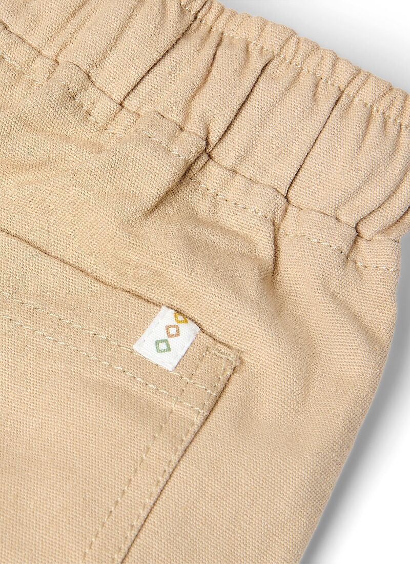 ORGANIC COTTON PANTS WARM TAUPE