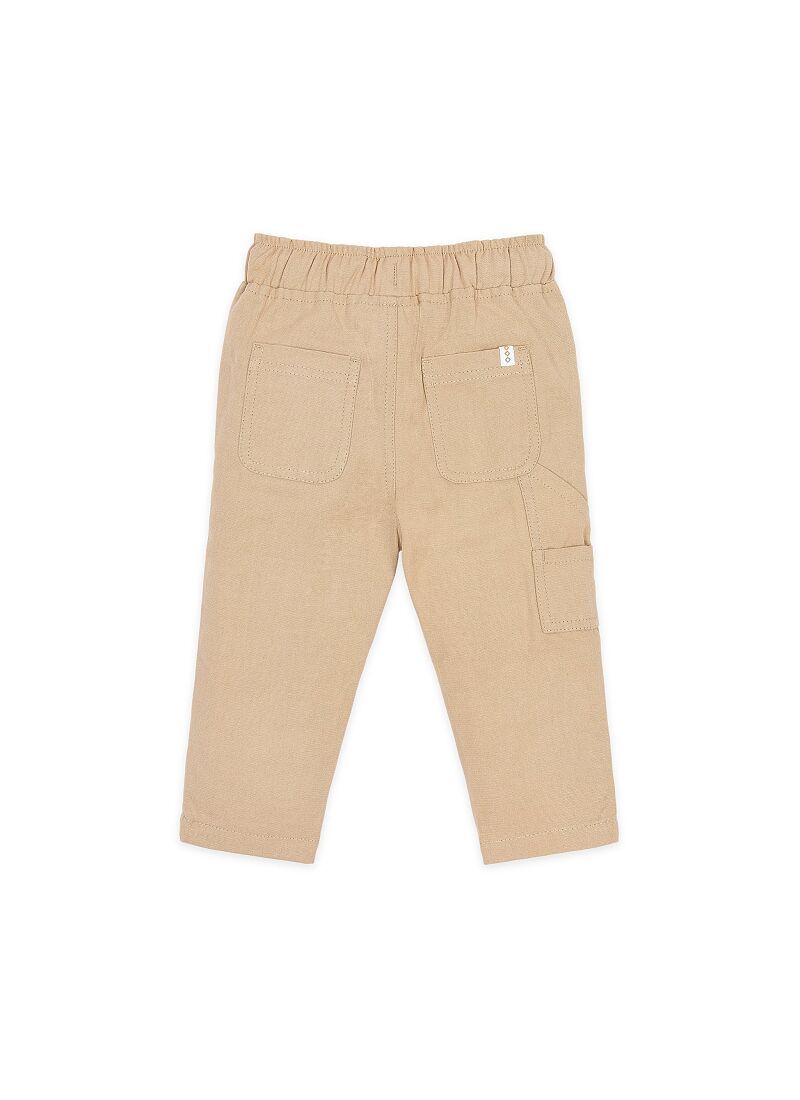 ORGANIC COTTON PANTS WARM TAUPE