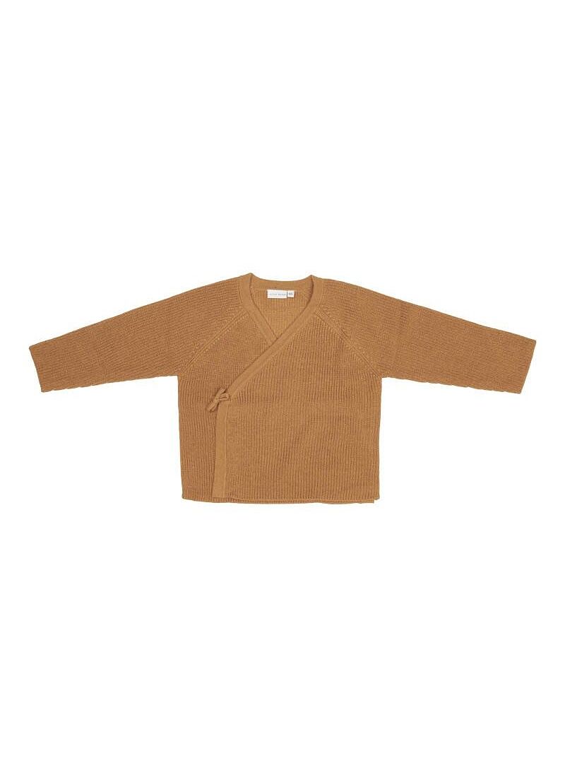 KNITTED CARDIGAN ALMOND