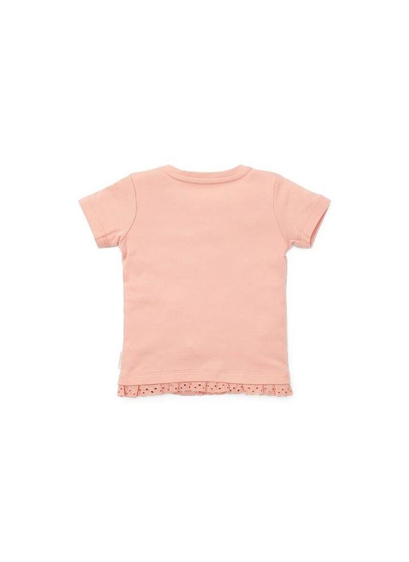 SHORTSLEEVE T-SHIRT FLOWER PINK