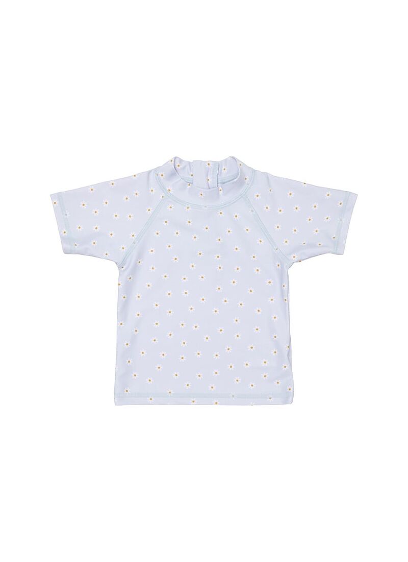 SWIM T-SHIRT DAISIES BLUE