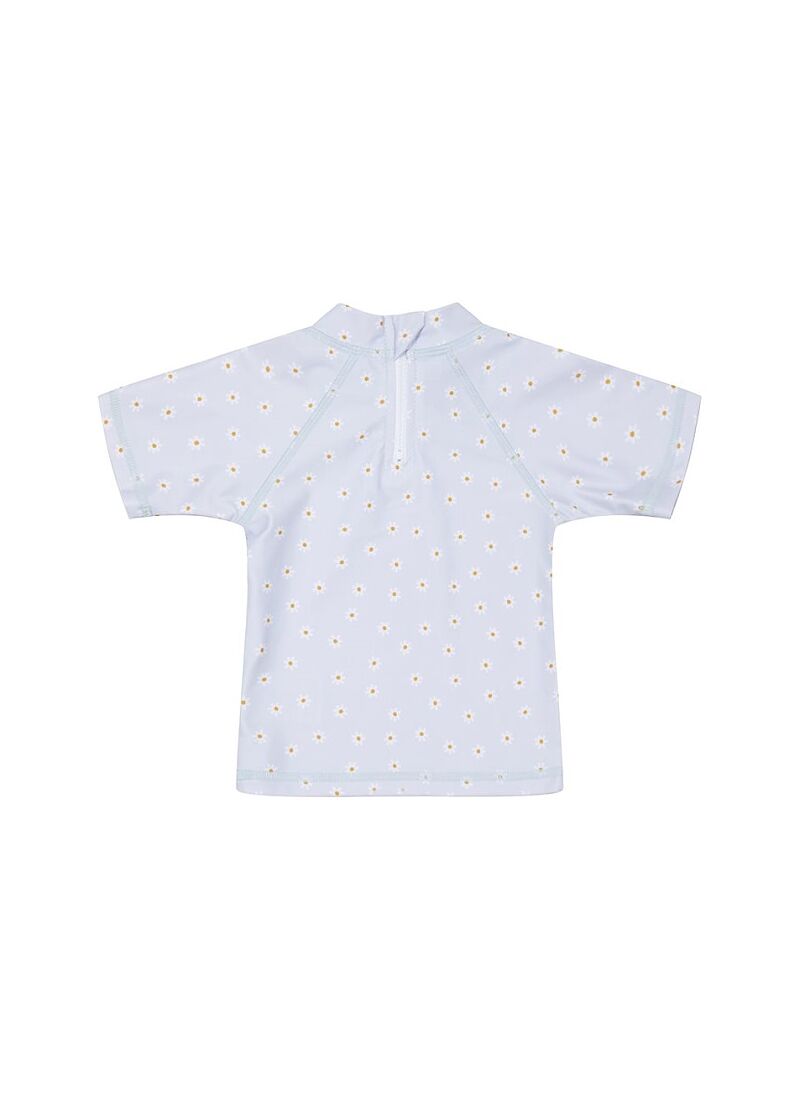 SWIM T-SHIRT DAISIES BLUE