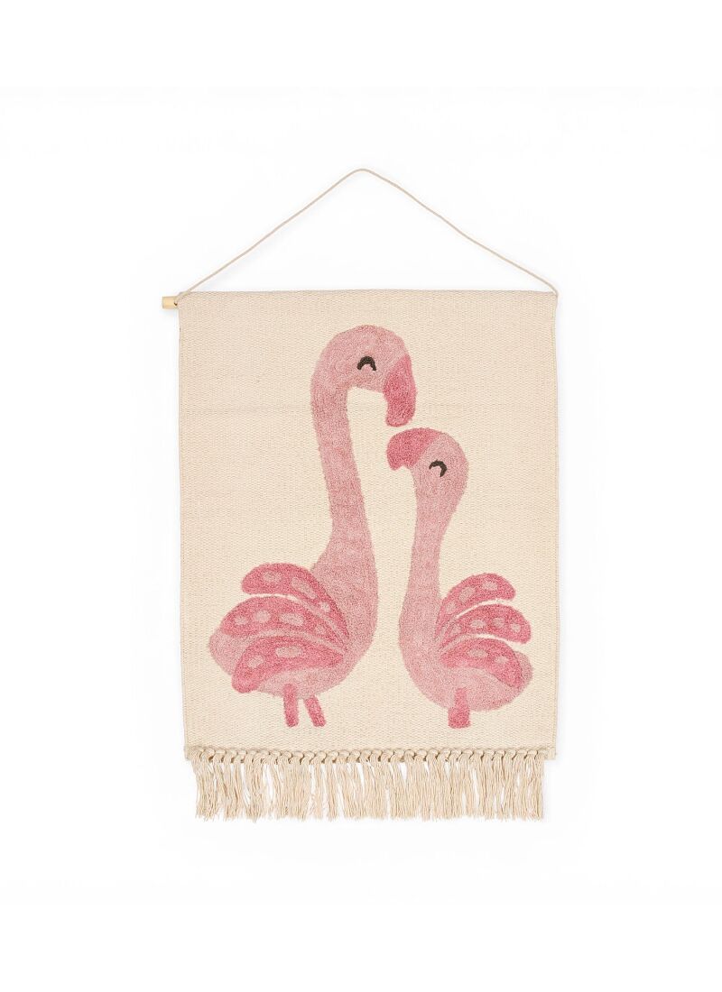 WALL HANGING FLAMINGO