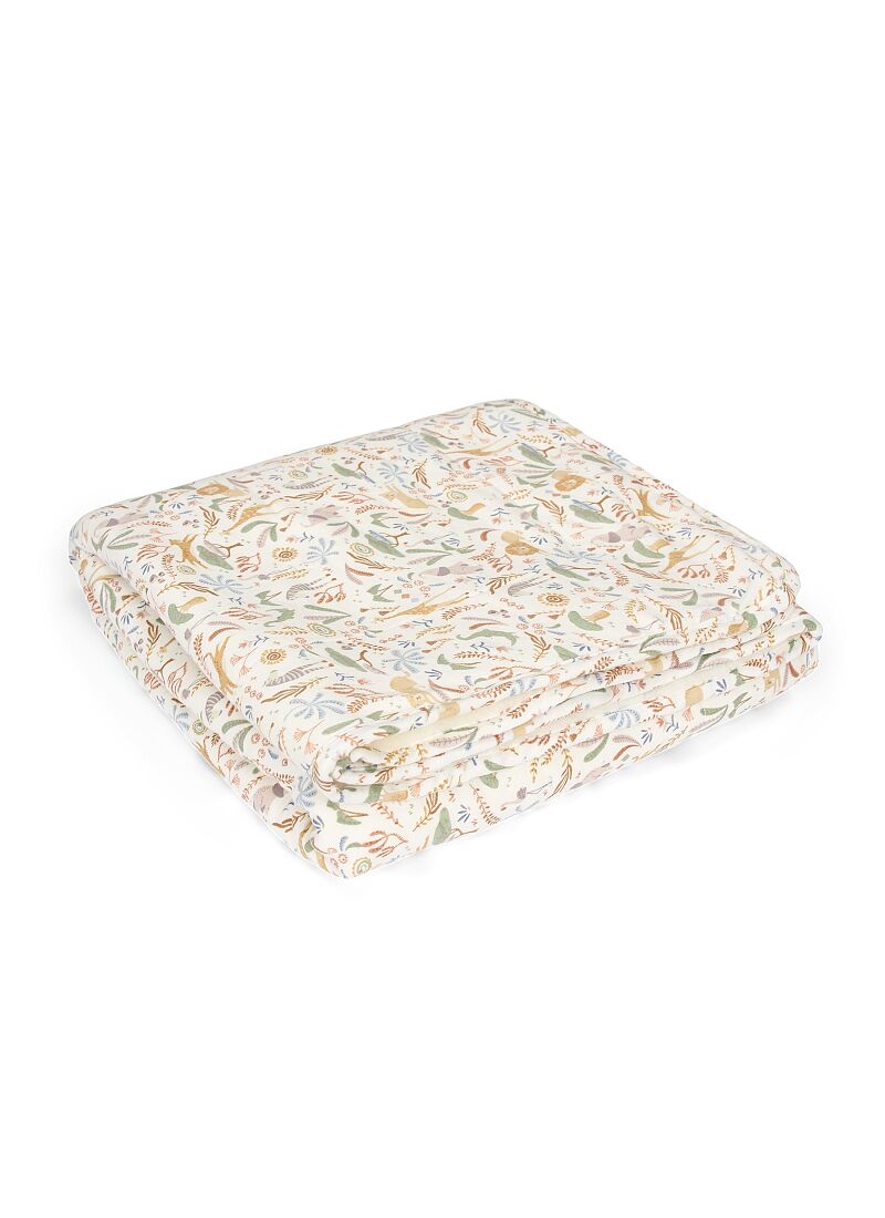 QUILTED BLANKET (110x140) SAFARI LEO