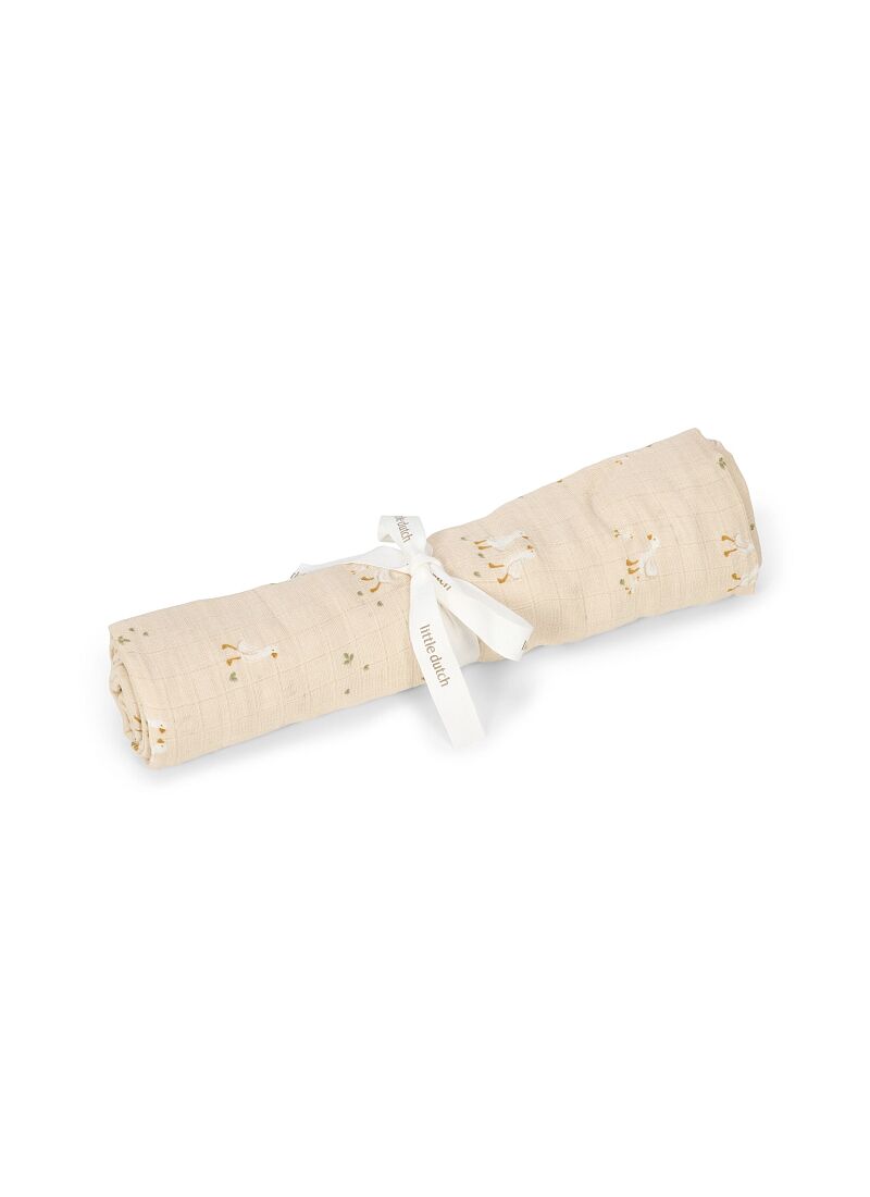 MUSLIN BLANKET (120x120) LITTLE GOOSE