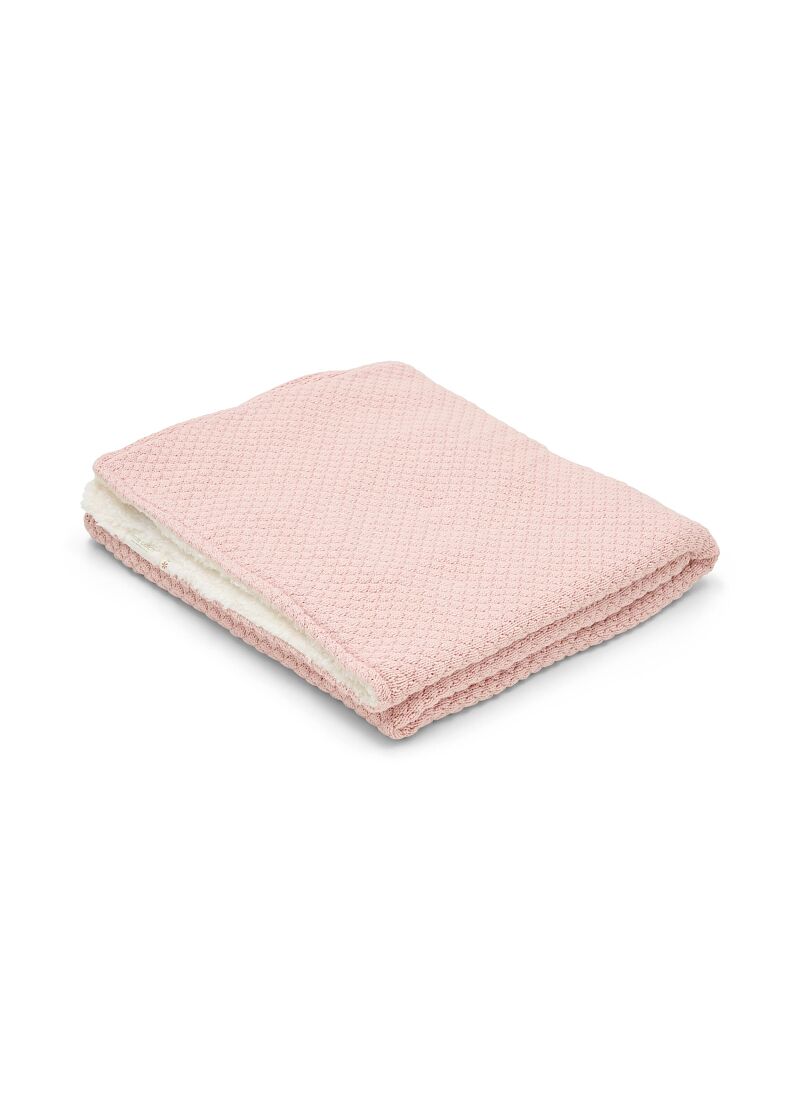 KNITTED CRIB BLANKET (110x140) PURE BLOSSOM