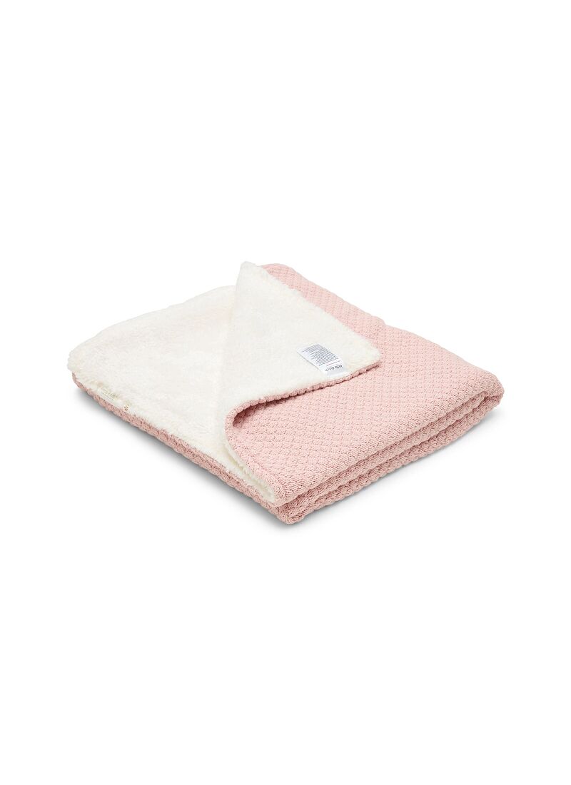 KNITTED CRIB BLANKET (110x140) PURE BLOSSOM