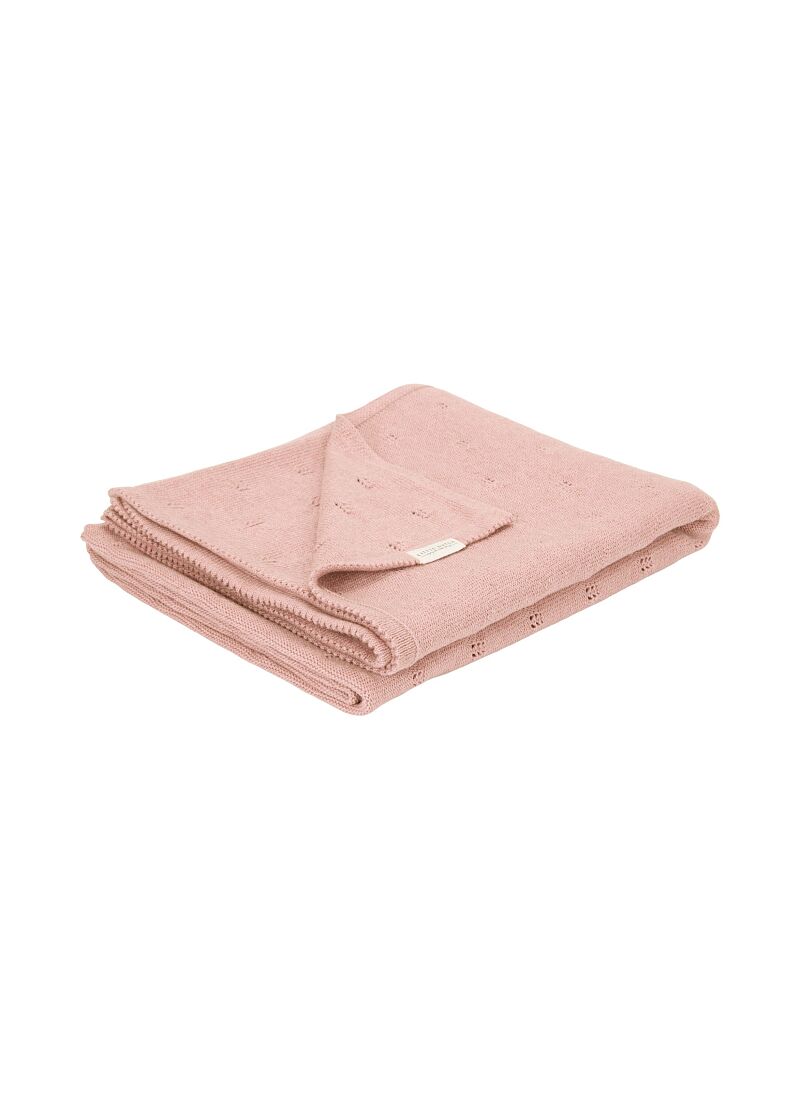 KNITTED CRIB BLANKET (110x140) PURE BLOSSOM