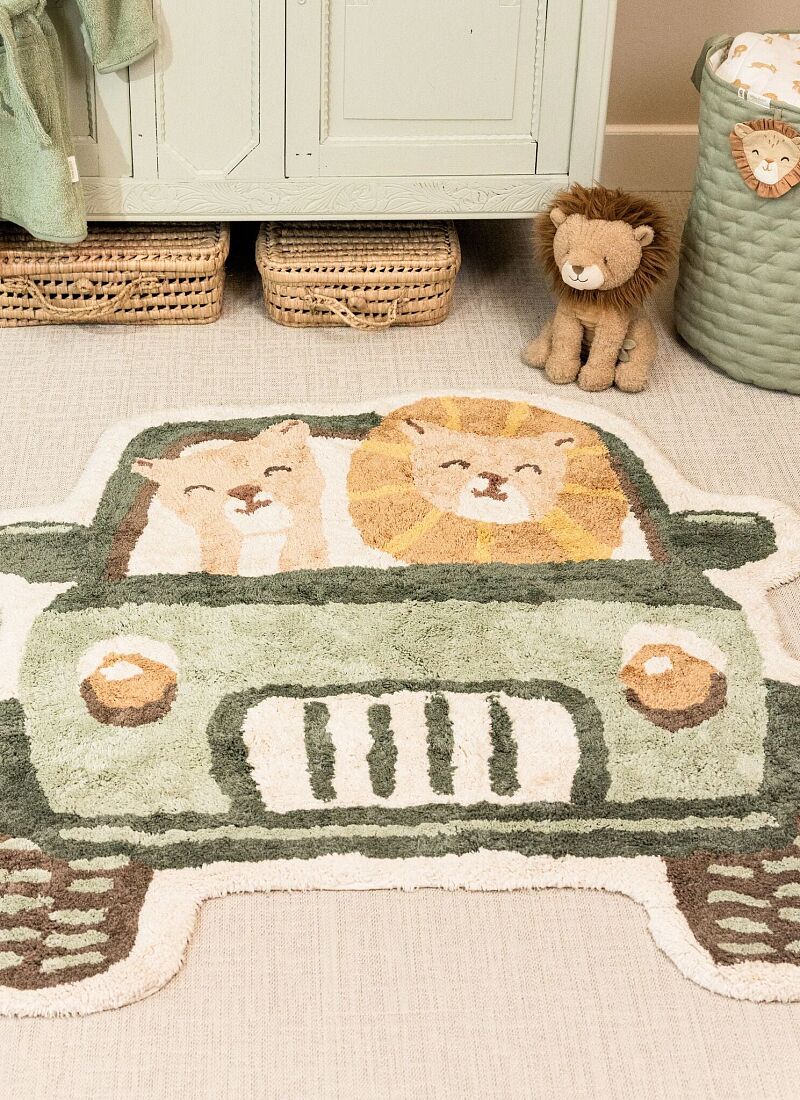 CARPET SAFARI JEEP (108X110)