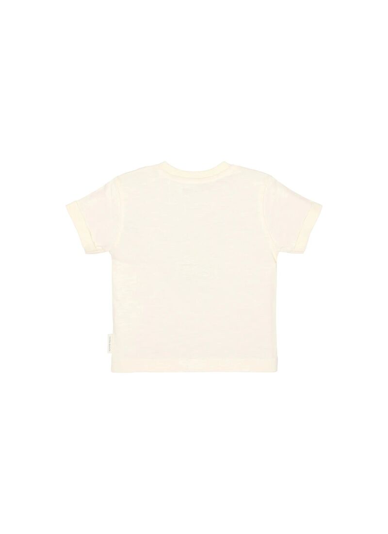 SHORTSLEEVE T-SHIRT FROM ORGANIC COTTON CREME