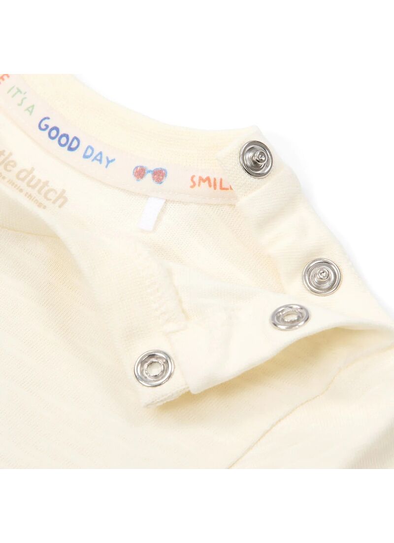 SHORTSLEEVE T-SHIRT FROM ORGANIC COTTON CREME
