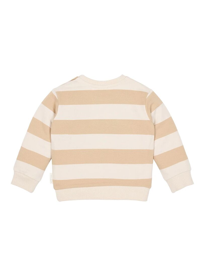 ORGANIC COTTON SWEATSHIRT BISCUIT STRIPE