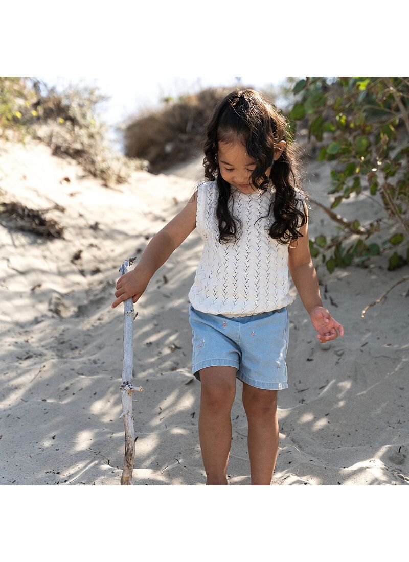 SHORTSLEEVE T-SHIRT FROM ORGANIC COTTON CREME