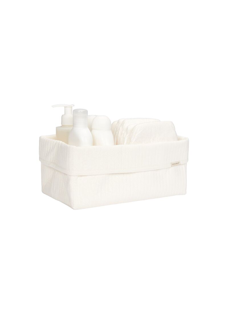 STORAGE BASKET PURE SOFT WHITE LARGE