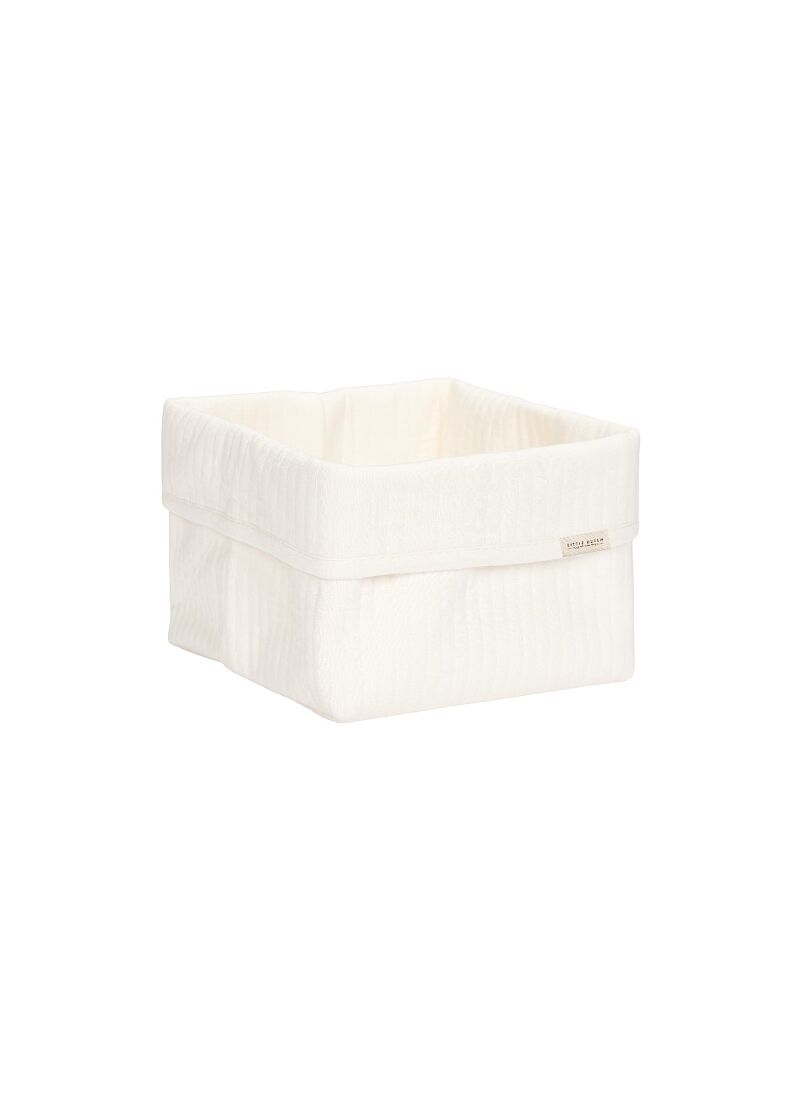 STORAGE BASKET PURE SOFT WHITE SMALL